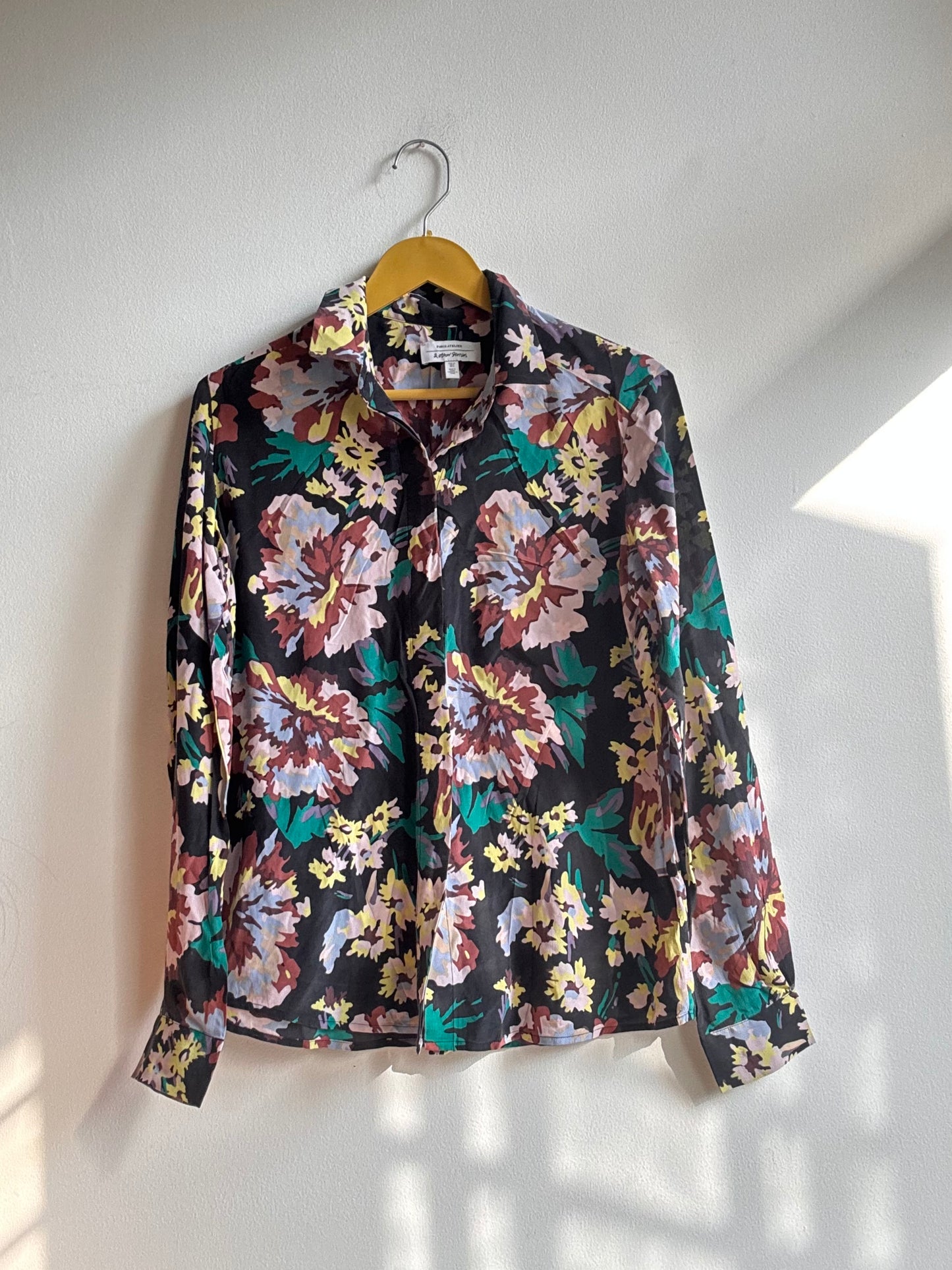 Dark Aesthetic Floral Shirt