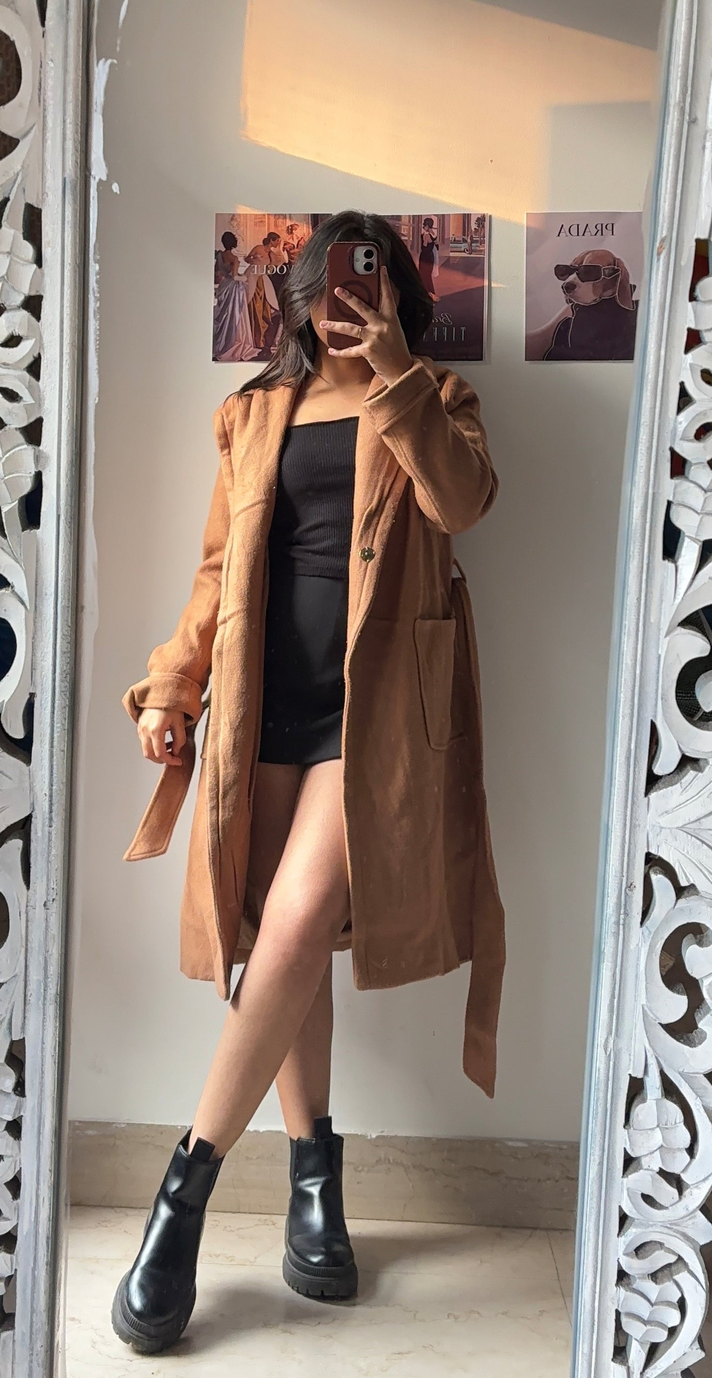 Camel Coloured Trench Coat