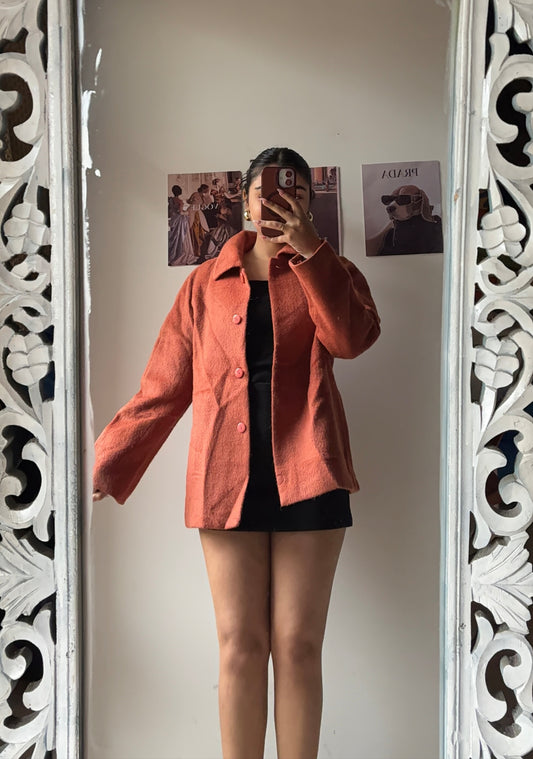 Rusty Orange Overcoat