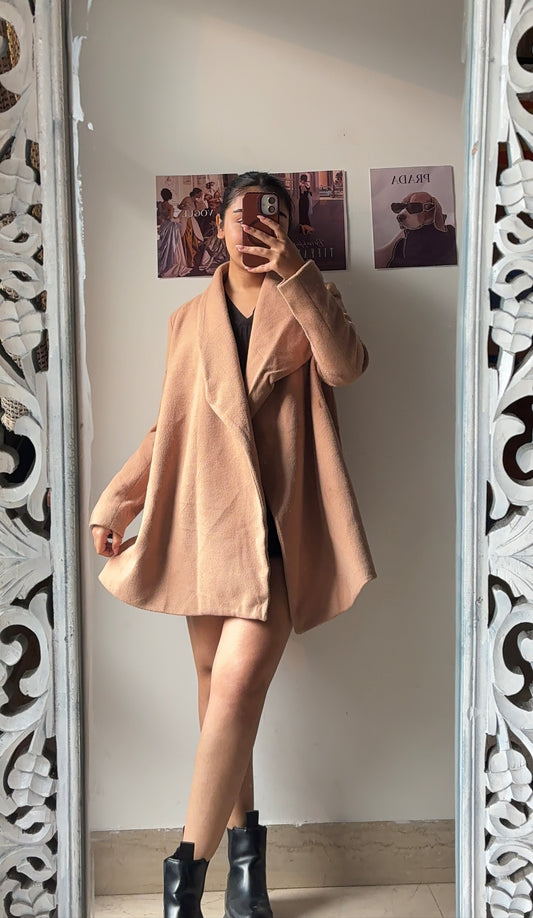 Blush Cascade Overcoat