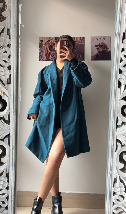 Teal Overcoat