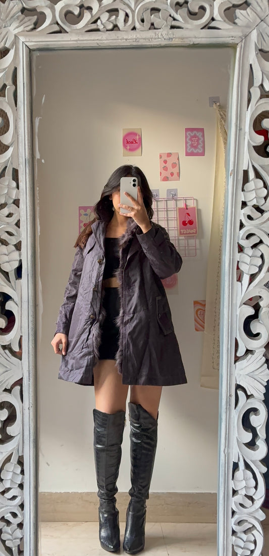 Violet Puffer Jacket