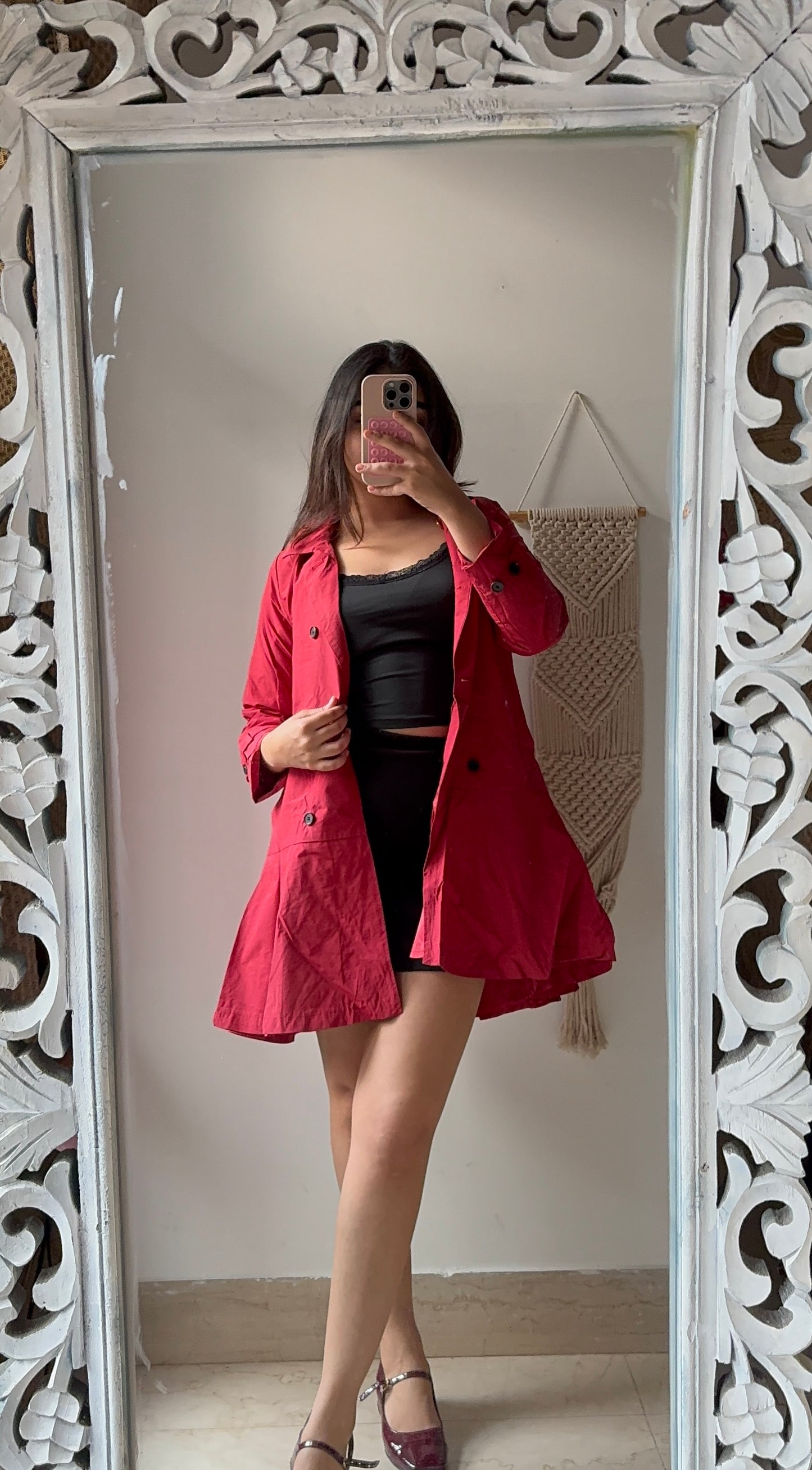 Red Trench Coat